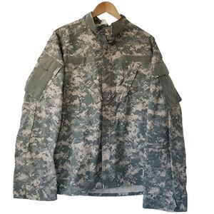 Team Soldier‎ Perimeter Insect Guard Zip Up Shirt Camouflage Army Size M NWT